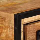 vidaXL Tv-meubel met lades 120x30x40 cm massief mangohout