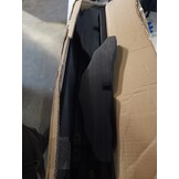 vidaXL Hondenhek inklapbaar 6 panelen 300 cm populierenhout zwart