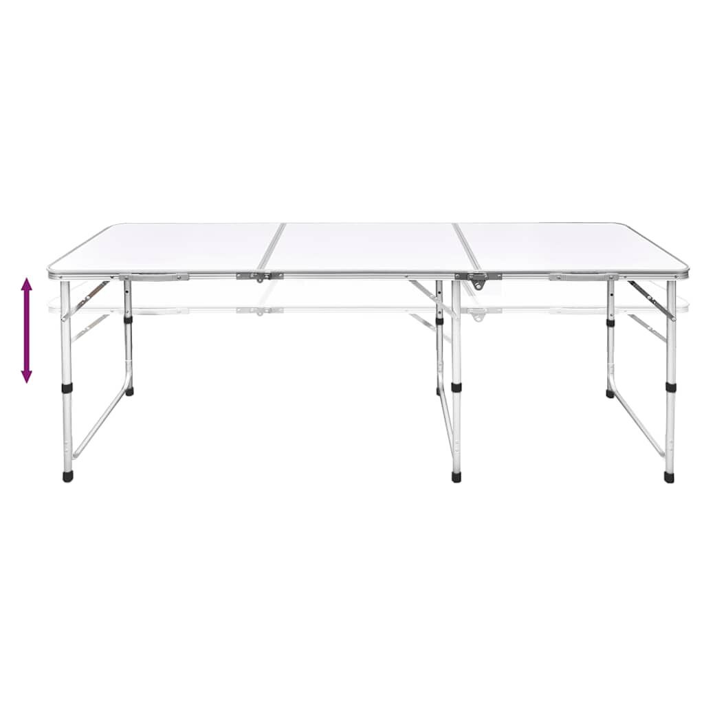 Inklapbare Aluminium Campingtafel 180x60cm - Nu 35% Korting!
