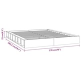 vidaXL Bedframe Massief Grenenhout 160x200 cm | -35% Korting