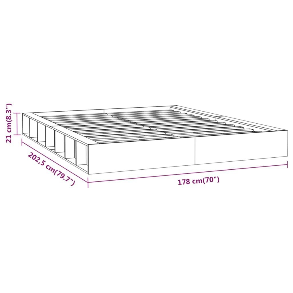 vidaXL Bedframe Massief Grenenhout 160x200 cm | -35% Korting