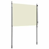 vidaXL Rolgordijn Buiten Crème 150x270 cm - 35% Korting