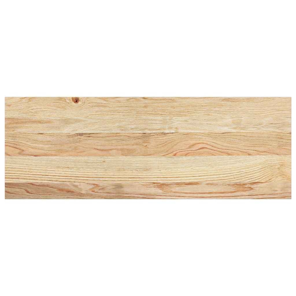 2x vidaXL Vensterbanken 70x25 cm Massief Eikenhout - Onbehandeld - 35% Korting