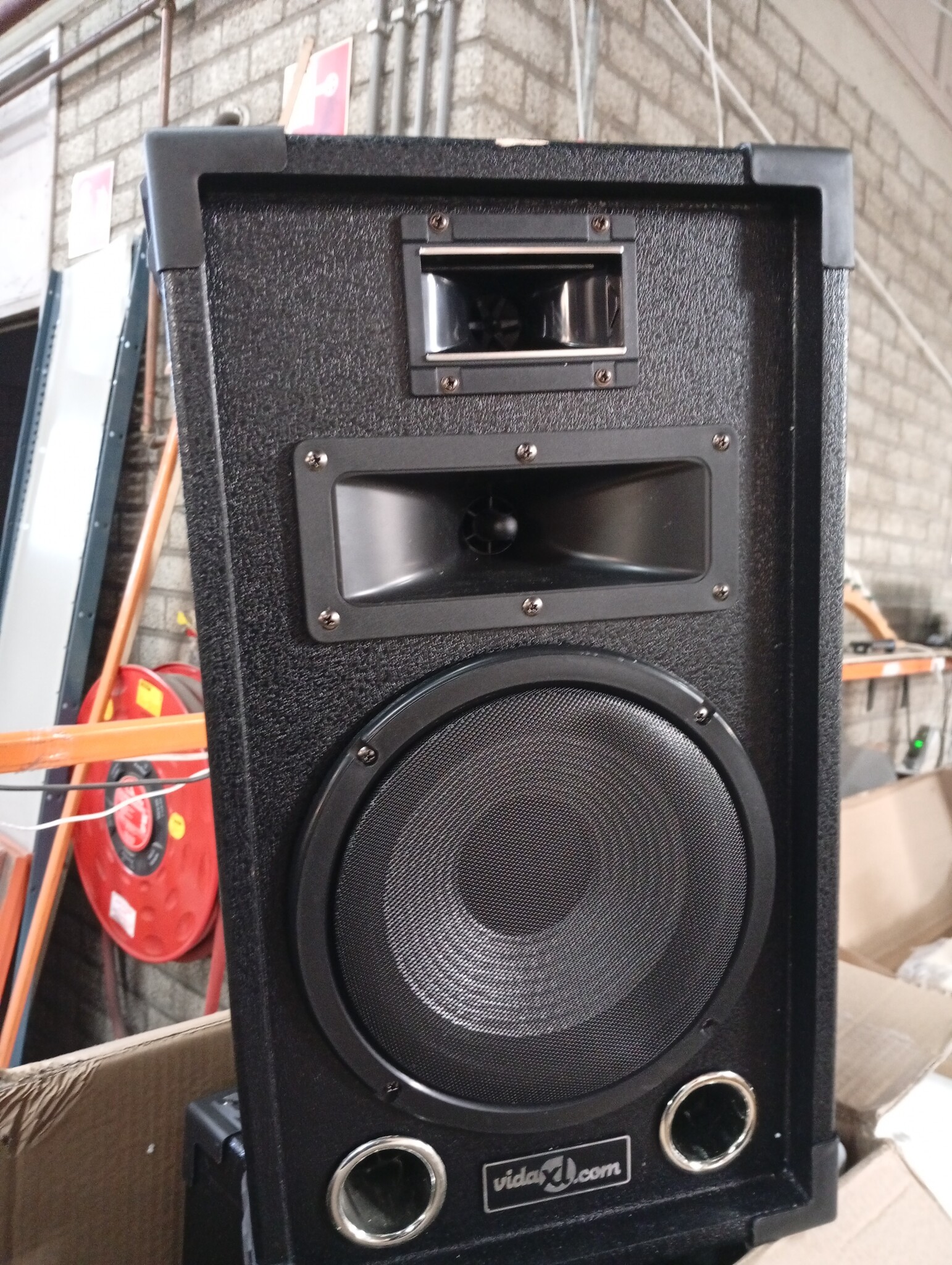 vidaXL Hifi-podiumluidsprekers 2 st. 800W Zwart - Nu 55% Korting!