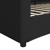 vidaXL Slaapbank Zwart 90x200 cm | Nu 47% Korting!