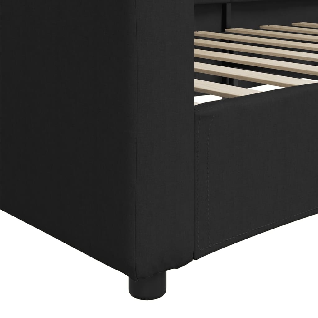 vidaXL Slaapbank Zwart 90x200 cm | Nu 47% Korting!