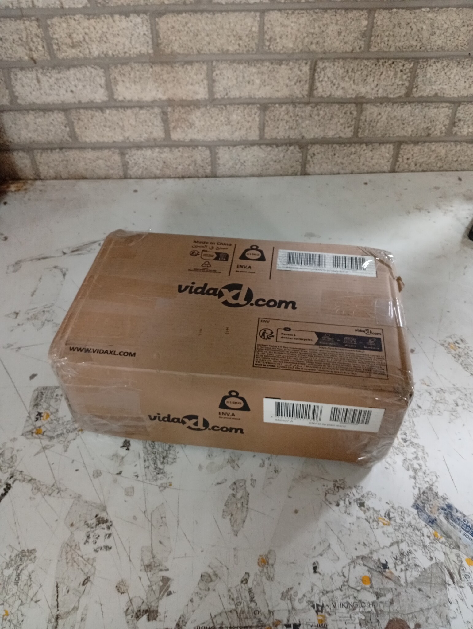 vidaXL Plantenstandaards 2 st 25x25x35 cm bewerkt hout zwart