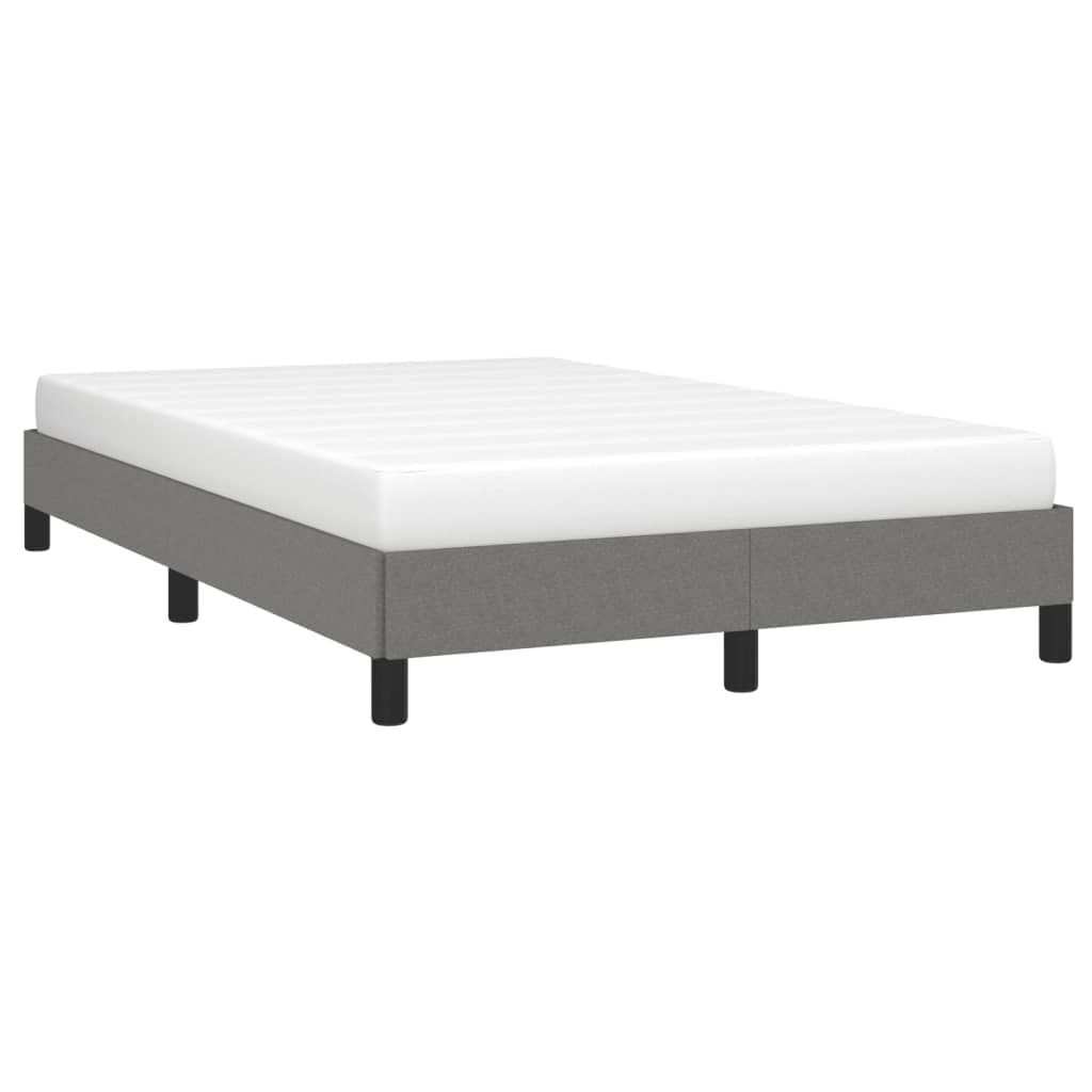 vidaXL Bedframe Donkergrijs 120x190 cm - 60% Korting