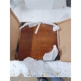 vidaXL Tafelblad Eiken 40x40cm Donkerbruin - 60% Korting