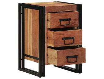 VidaXL Nachtkastje Bruin Massief Acaciahout - 60% Korting