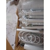 vidaXL Tuinhek Wit (165 cm) - 60% Korting