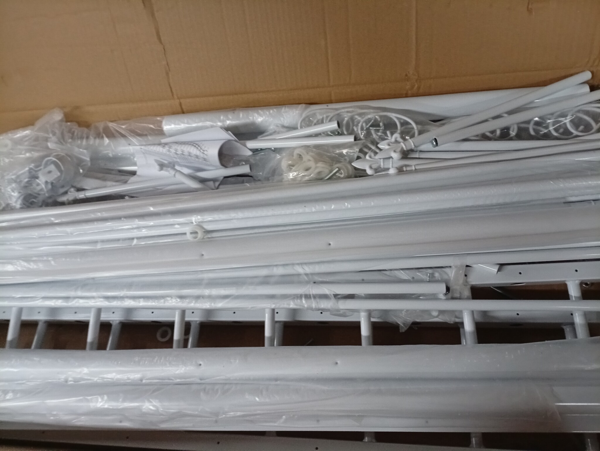 vidaXL Tuinhek Wit (165 cm) - 60% Korting