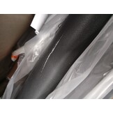 vidaXL Barkrukken met kussens 2 st massief hout rubber bruin