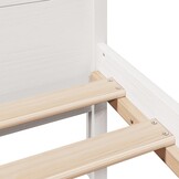 VidaXL Bedframe Massief Grenenhout Wit 140x200 - 60% Korting!