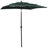 vidaXL Parasol Groen 2x2m - 54% Korting | Als Nieuw!