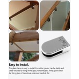 ROFMAPLE Glasklemmen - 8 stuks RVS 304 - 37% Korting!