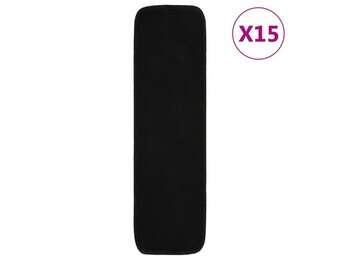 VidaXL Trapmatten 15 st. Zwart - 35% Korting