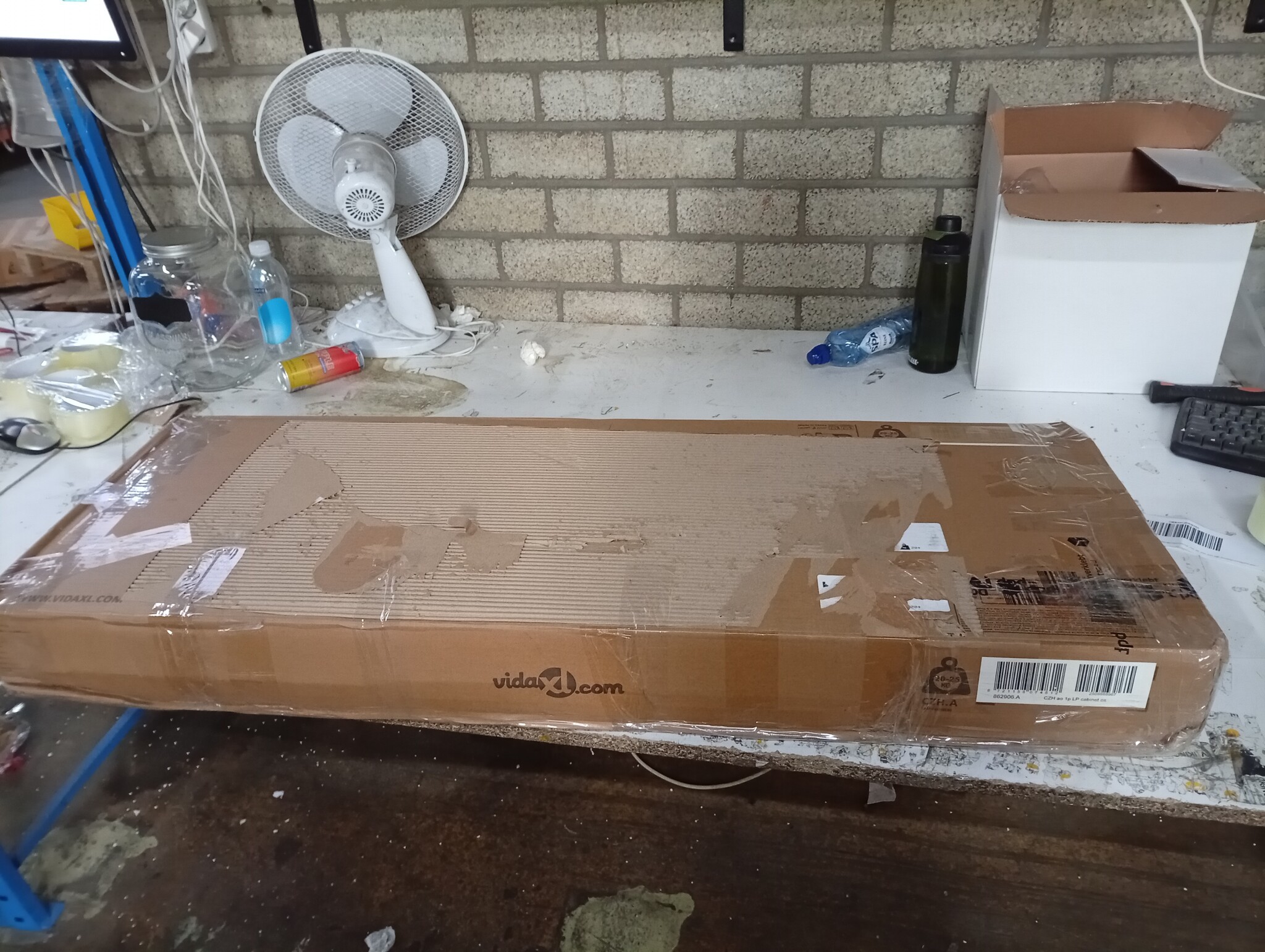 vidaXL Platenkast Artisanaal Eiken - 55% Korting