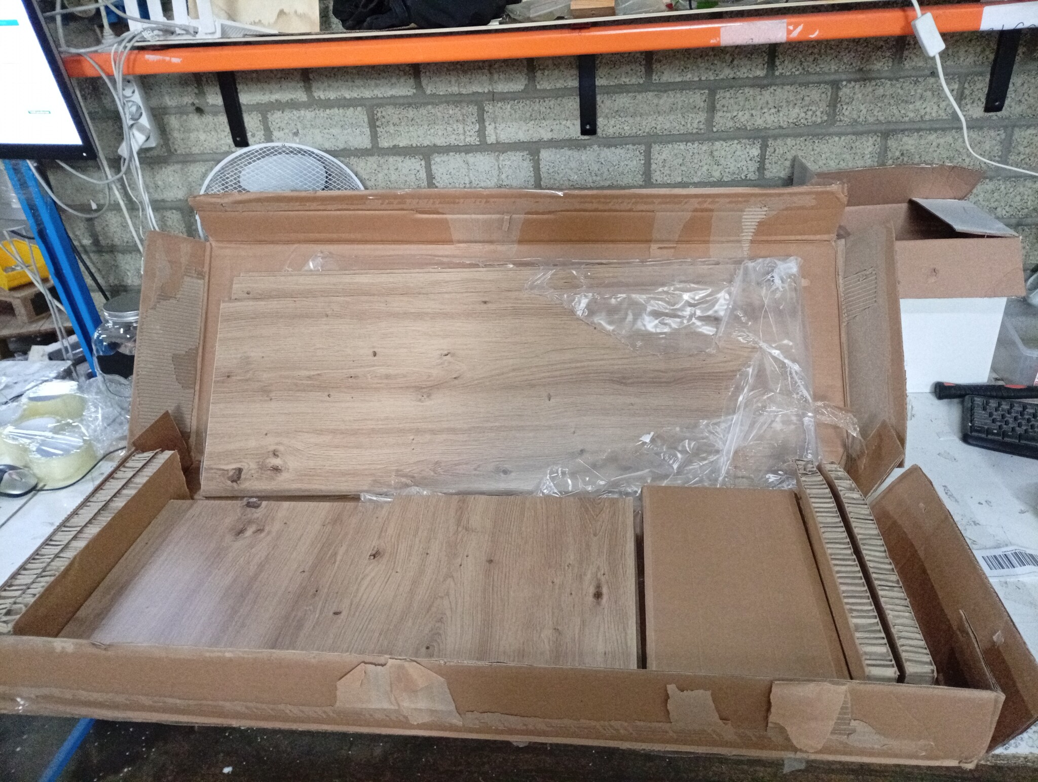 vidaXL Platenkast Artisanaal Eiken - 55% Korting