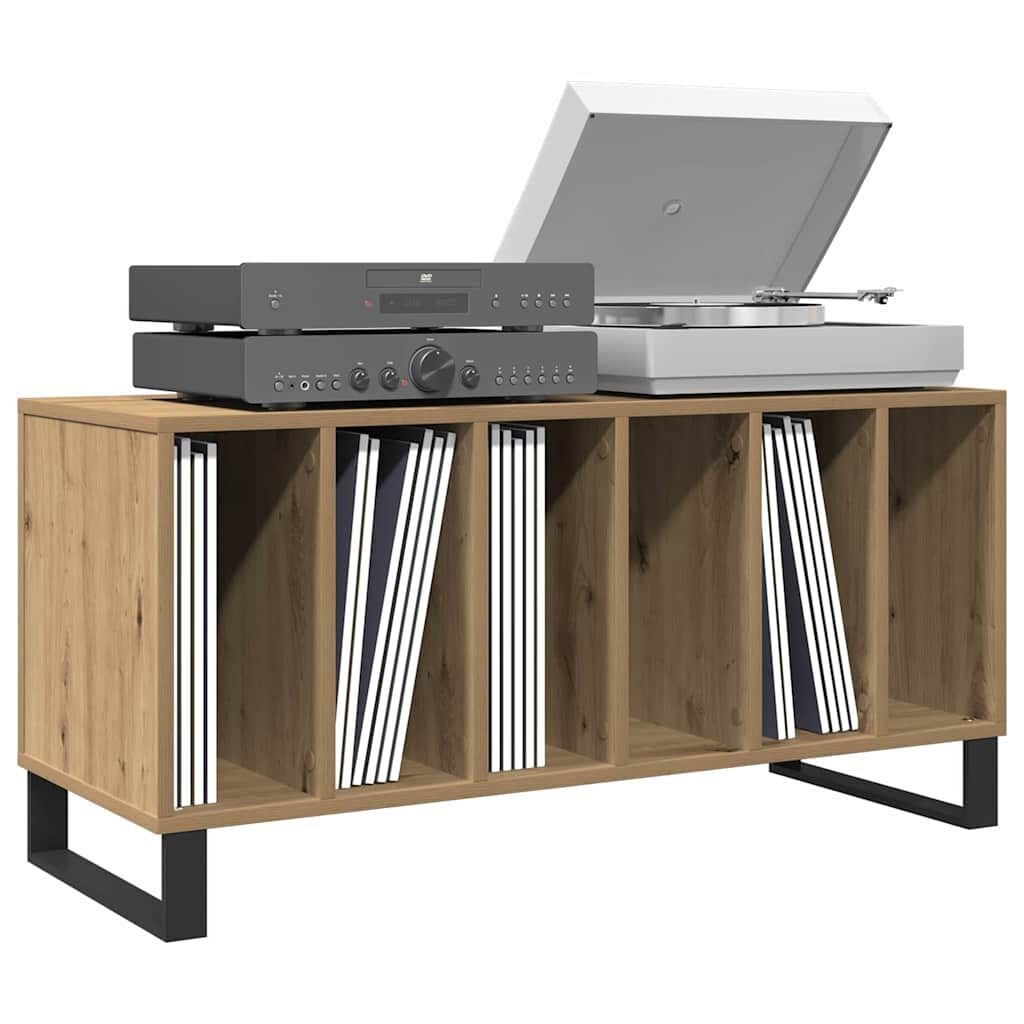 vidaXL Platenkast Artisanaal Eiken - 55% Korting