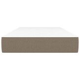 vidaXL Pocketveringmatras 90x200 Taupe - 30% Korting!
