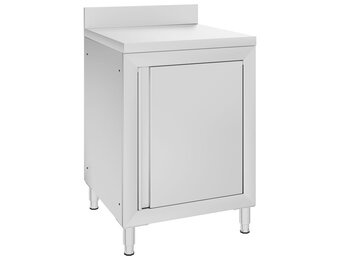 VidaXL Werktafel met Kast - RVS, 60x60x96cm - Nu 30% Korting!