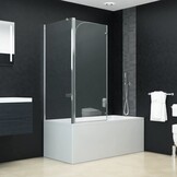 vidaXL Douche Klapwand 120x68x130 cm - 30% Korting