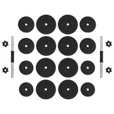 vidaXL Halters 2x15 kg - 60% Korting!