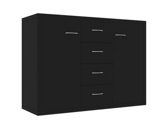 Dressoir z 4 szufladami i 2 drzwiami 88x30x65 cm drewno