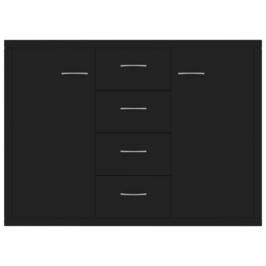 Dressoir z 4 szufladami i 2 drzwiami 88x30x65 cm drewno