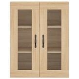 vidaXL Wandkast Sonoma Eiken - 69,5x34x90 cm - 35% Korting