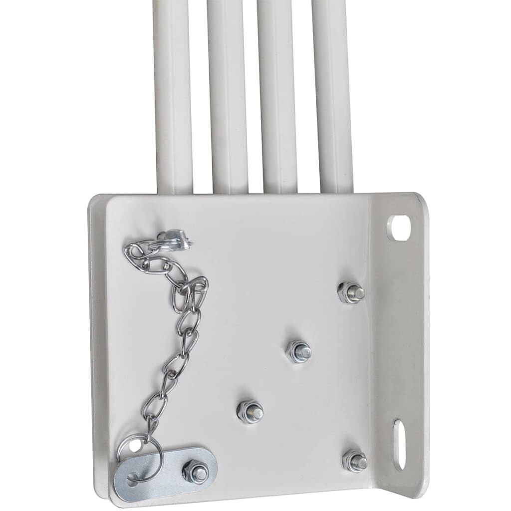 vidaXL Balkonscherm Inklapbaar 140x140 cm Grijs | 65% Korting