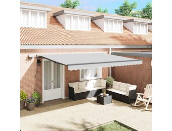 Markies Antraciet 4x3m Metaal - Retoureerde Kwaliteit - 73% Korting!