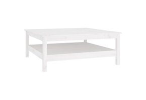 vidaXL Salontafel Grenenhout Wit - 73% Korting