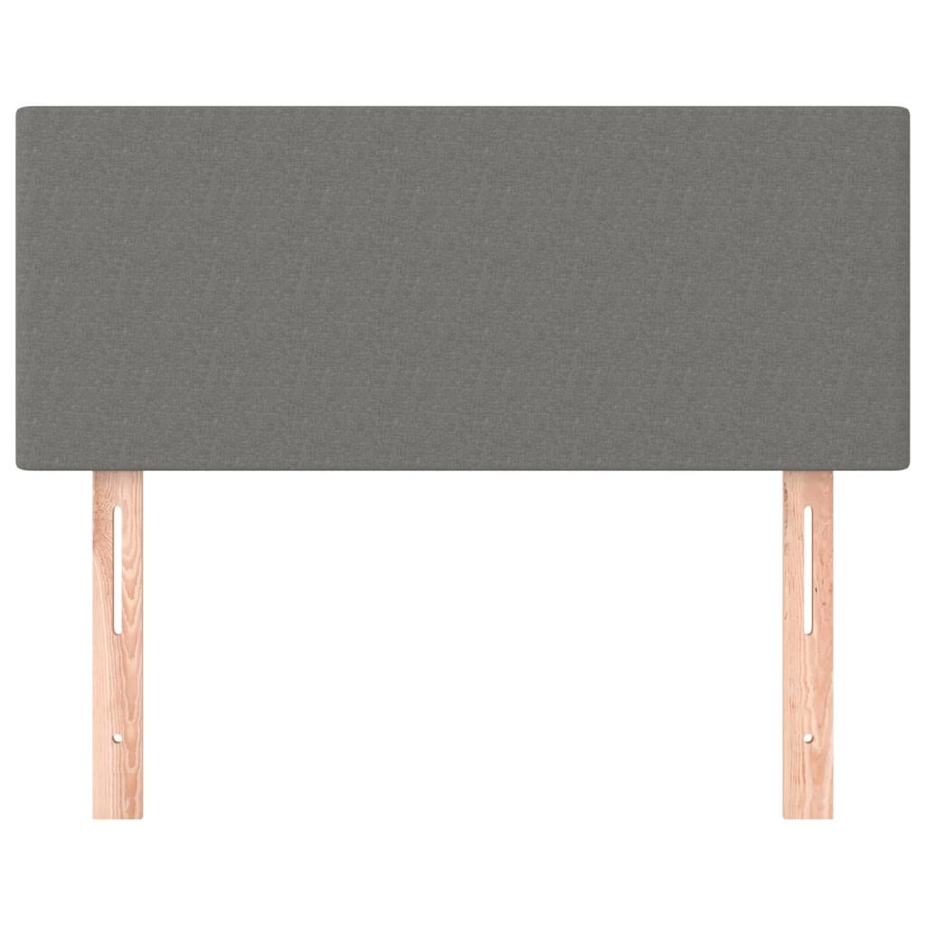 vidaXL Hoofdbord 100x5x78/88 cm Donkergrijs - 57% Korting!