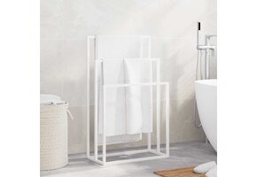 vidaXL Handdoekenrek Vrijstaand 48x24x79 cm - Wit (71% Korting!)