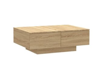 vidaXL Salontafel 90x60x31 cm (Sonoma Eiken) - 35% Korting!