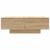 vidaXL Salontafel 90x60x31 cm (Sonoma Eiken) - 35% Korting!