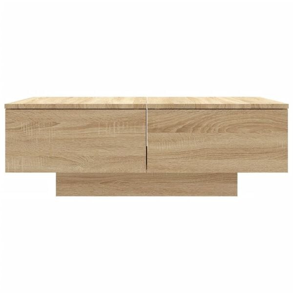 vidaXL Salontafel 90x60x31 cm (Sonoma Eiken) - 35% Korting!