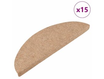vidaXL Trapmatten Beige (15 st.) - Zelfklevend & 35% Korting!