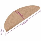 vidaXL Trapmatten Beige (15 st.) - Zelfklevend & 35% Korting!