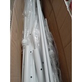 vidaXL Bedframe Metaal Wit 80x200 cm - 55% Korting