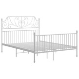 vidaXL Bedframe Metaal Wit 140x200 - 35% Korting!