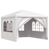 vidaXL Partytent 3x3 m Wit - 35% Korting!