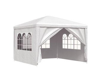 vidaXL Partytent 3x3 m Wit - 35% Korting!