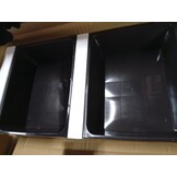 vidaXL Opbergtrolley Zwart - 55% Korting! Mobiel met 4 Lades