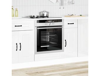 vidaXL Ovenkast Kalmar Hoogglans Wit - 35% Korting!