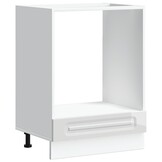 vidaXL Ovenkast Kalmar Hoogglans Wit - 35% Korting!