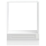 vidaXL Ovenkast Kalmar Hoogglans Wit - 35% Korting!