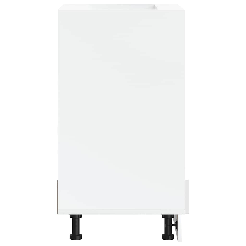 vidaXL Ovenkast Kalmar Hoogglans Wit - 35% Korting!